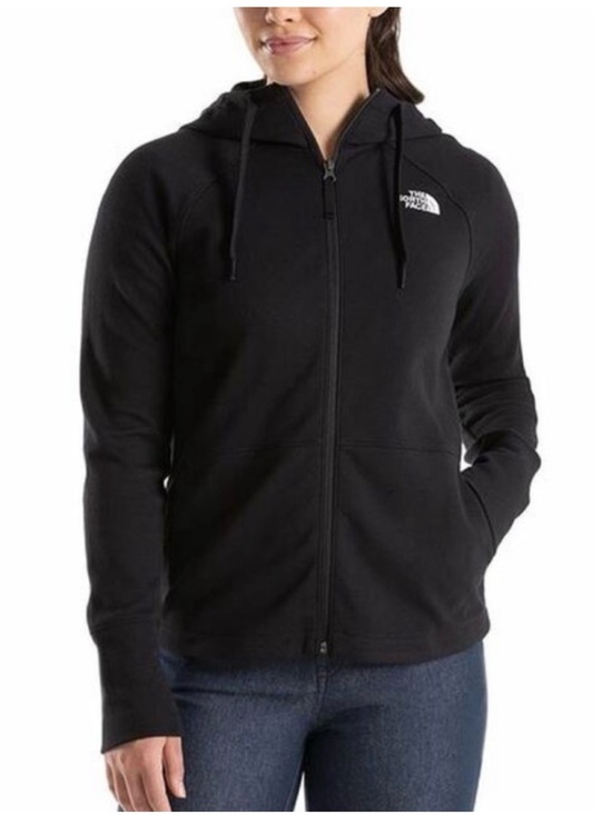 The North Face Jackets & Blazers - The North Face Women's Black Full-Zip Hooded Sweatshirt